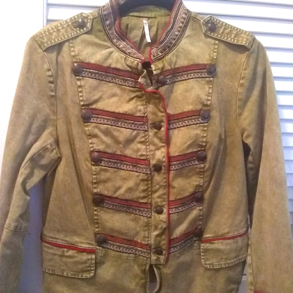 Free People Military jacket